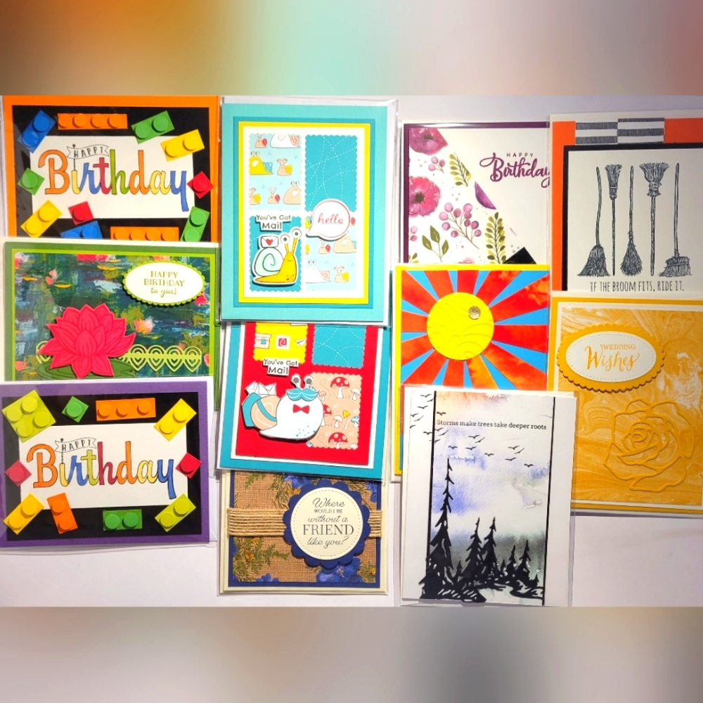20 Hand Crafted Cards
